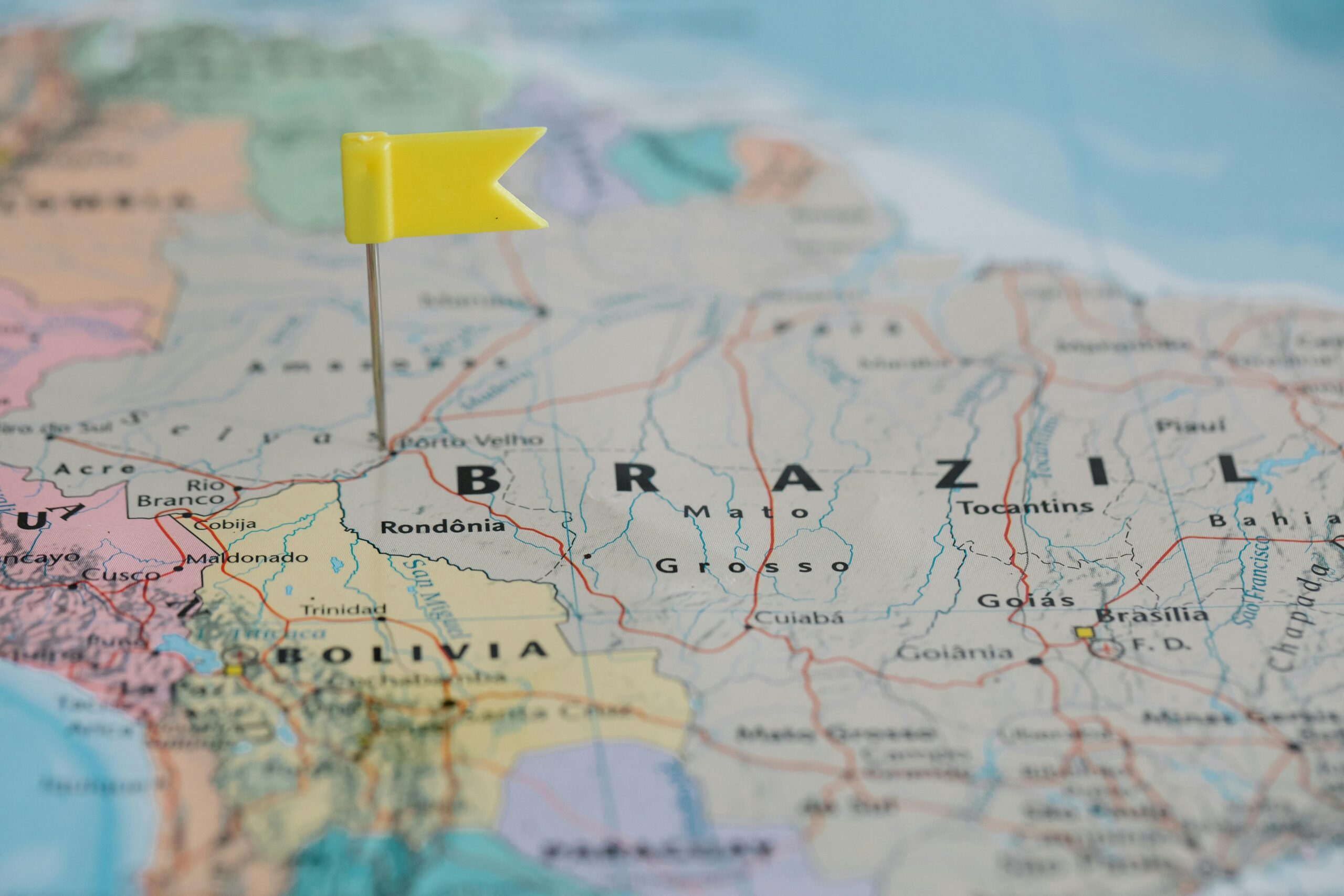 viajar a brasil mapa