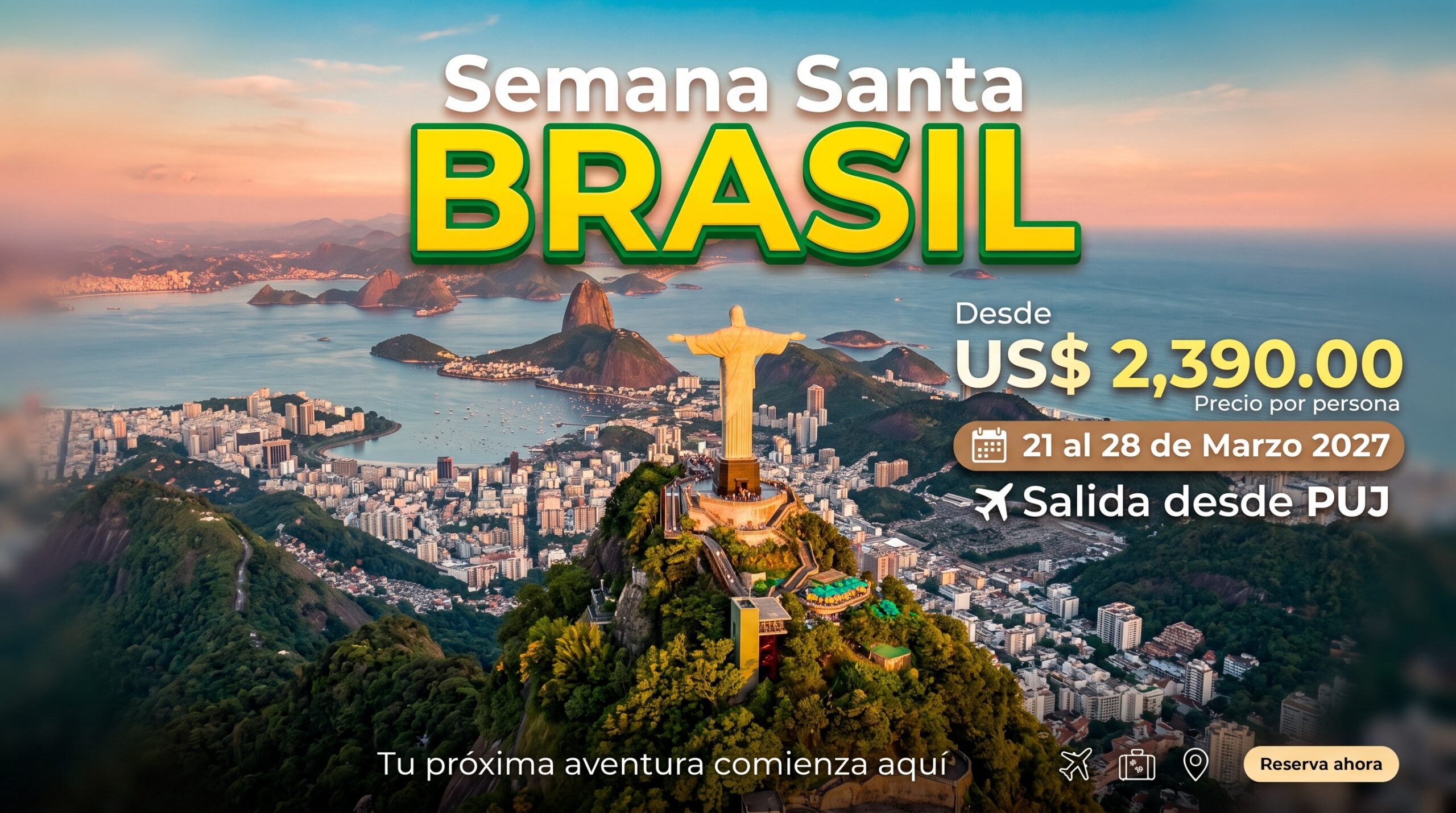 destino internacional Brasil - nizaly tours and travel
